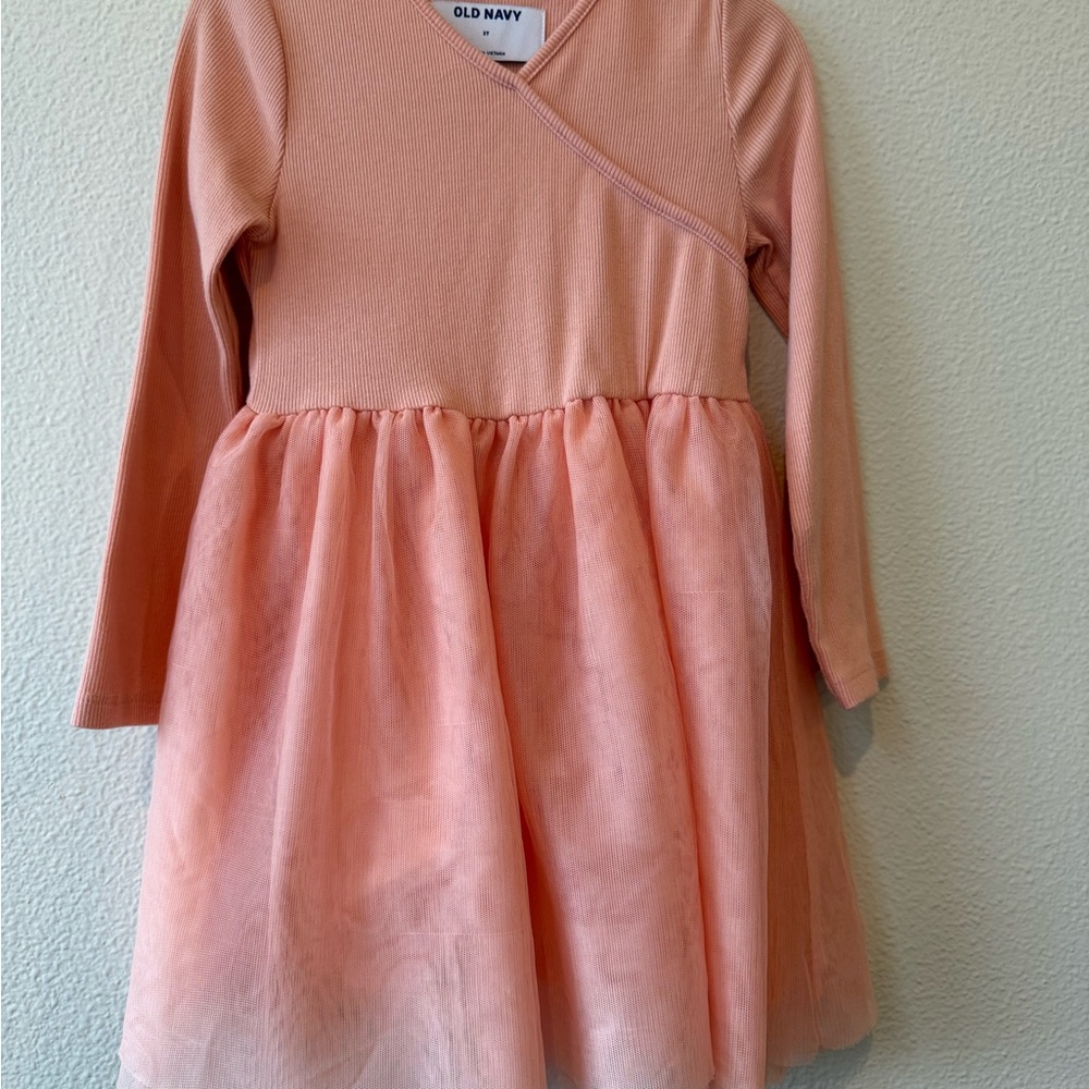 Old Navy Blush Pink Casual Kids Dress